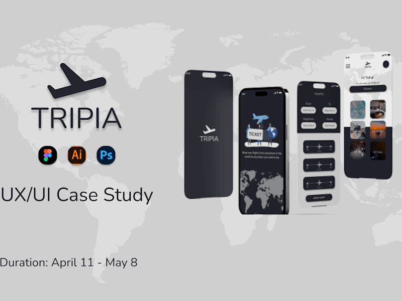 Cover image for Tripia Mobile App Design
