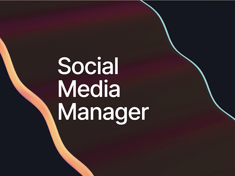 Cover image for Social Media Manager