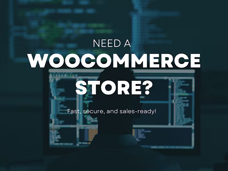 Cover image for WooCommerce E-Commerce Website | Fast & SEO-Optimized
