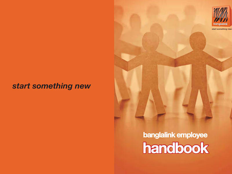 Cover image for Employee Handbook for Banglalink