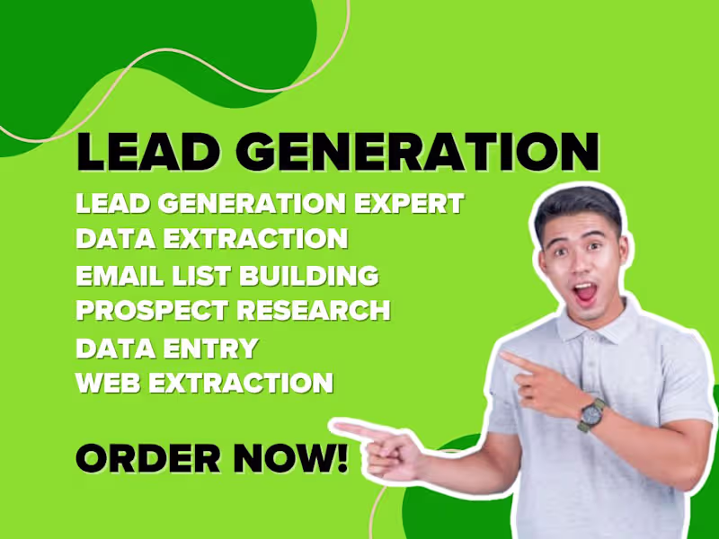Cover image for B2B Lead Generation & Email List Building