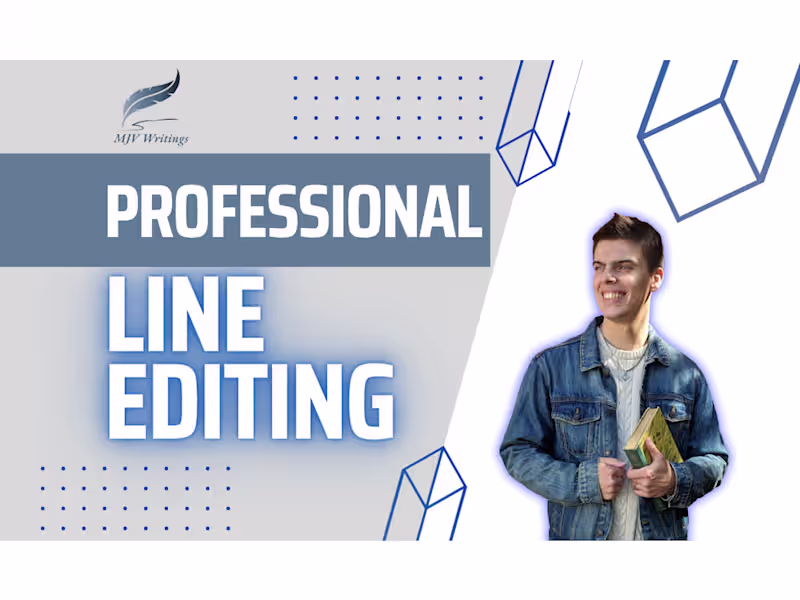 Cover image for Line Editing | Fiction, NonFiction, Memoir, Novel, etc.