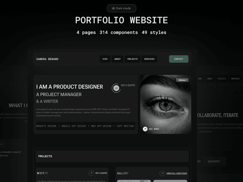 Cover image for Interactive Portfolio website