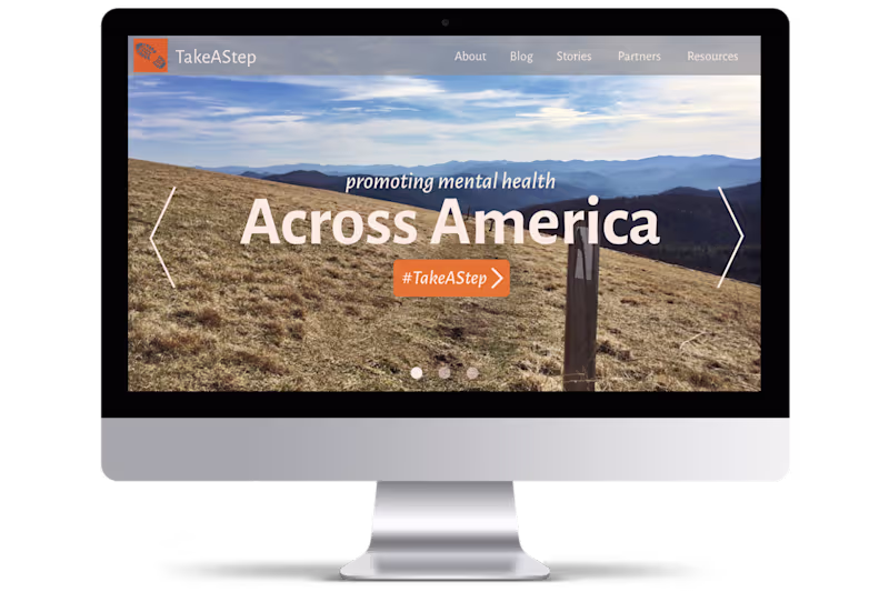 Cover image for Take A Step | web design