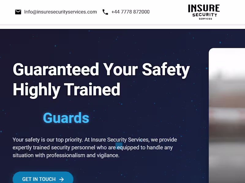 Cover image for Insure Security Services