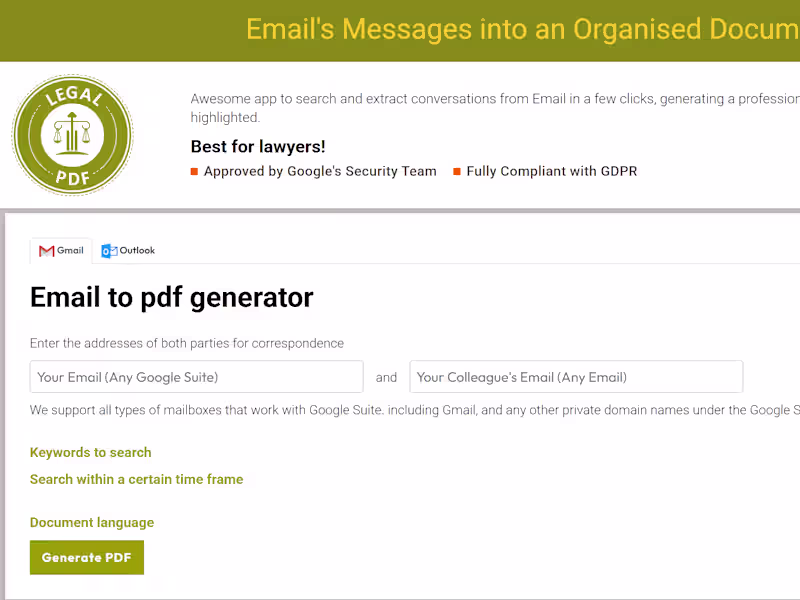 Cover image for Tool to Extract Emails And Chats Into A Neat PDF