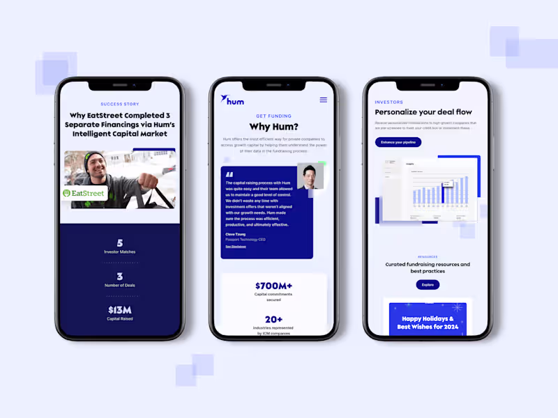 Cover image for Strategy and website design for AI-powered fintech innovator