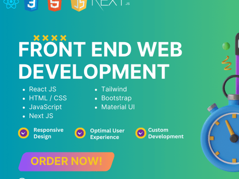 Cover image for I will build a Website using React JS
