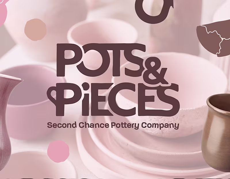 Cover image for Handmade Pottery Brand Identity & Social Media