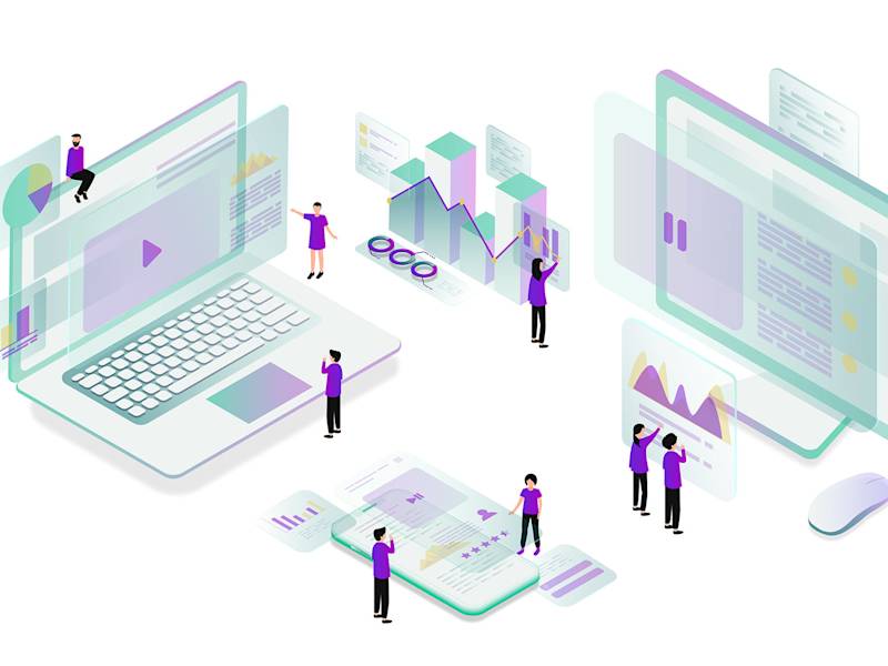 Cover image for Illustrations for a learning website