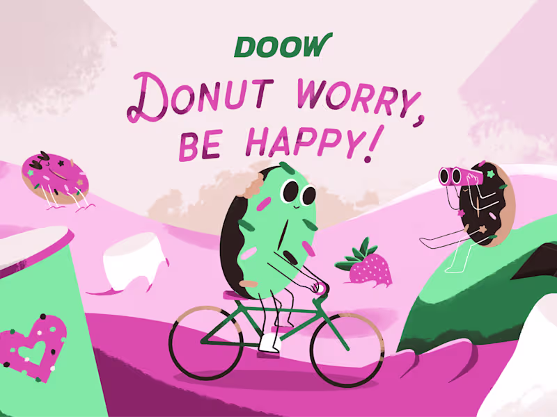 Cover image for Doow Donuts - Brand Identity