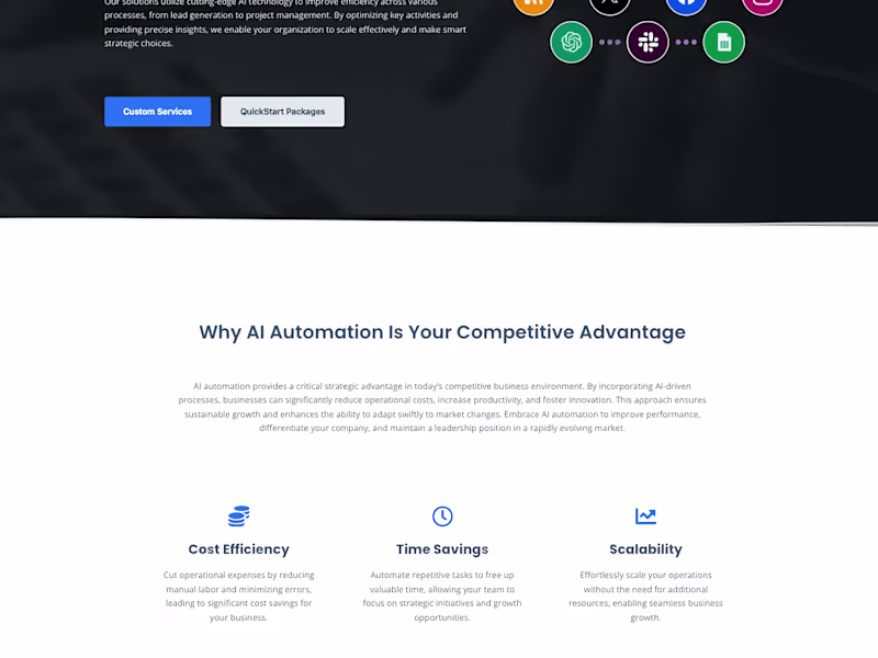 Cover image for Multi-Page Company Website with Advanced Integrations