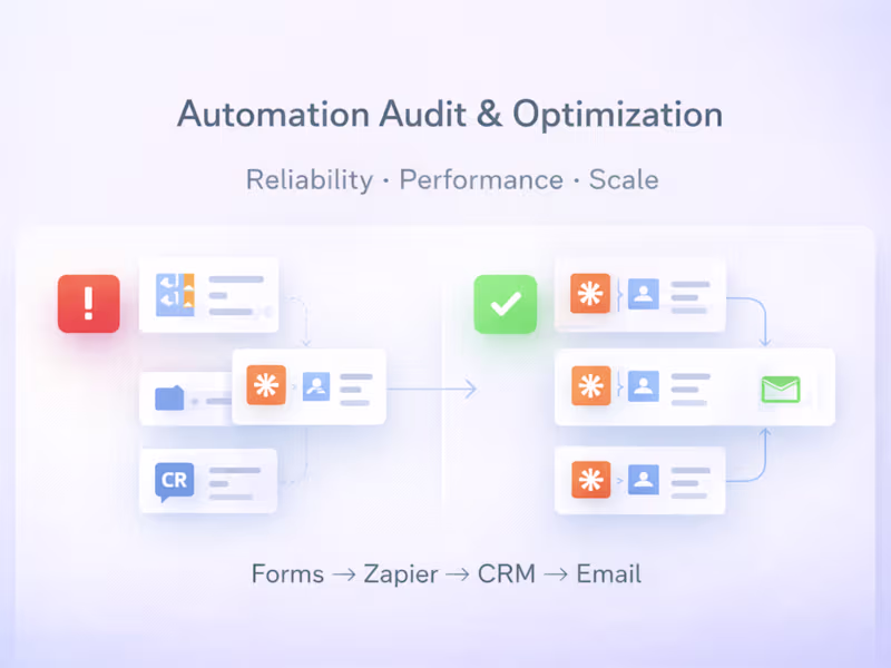 Cover image for Automation Audit & Workflow Optimization