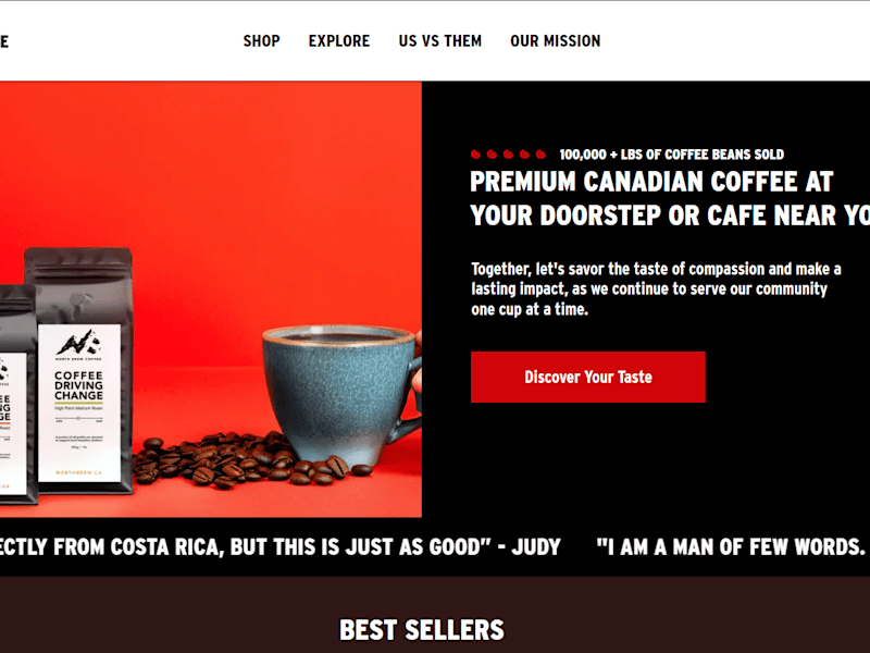 Cover image for eCommerce Home Page Redesign With Custom SideCart 