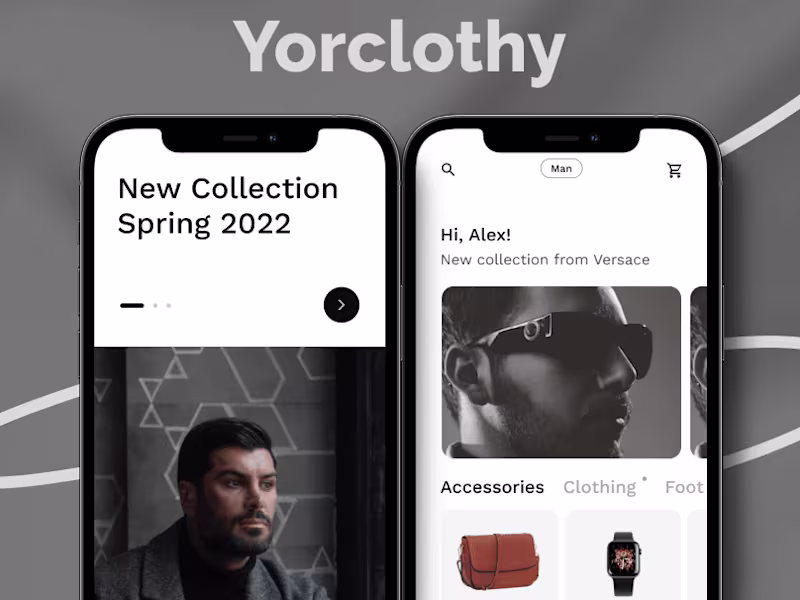 Cover image for Yorclothy Mobile Application Design