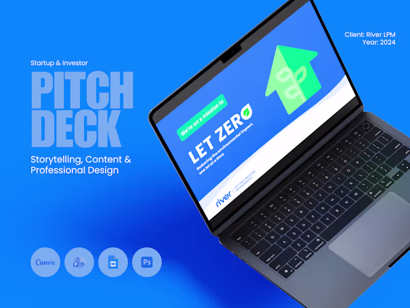 Cover image for Investor Pitch Deck –Storytelling, Content & Professional Design