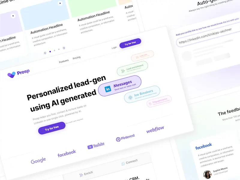 Cover image for Web Design for French AI Startup