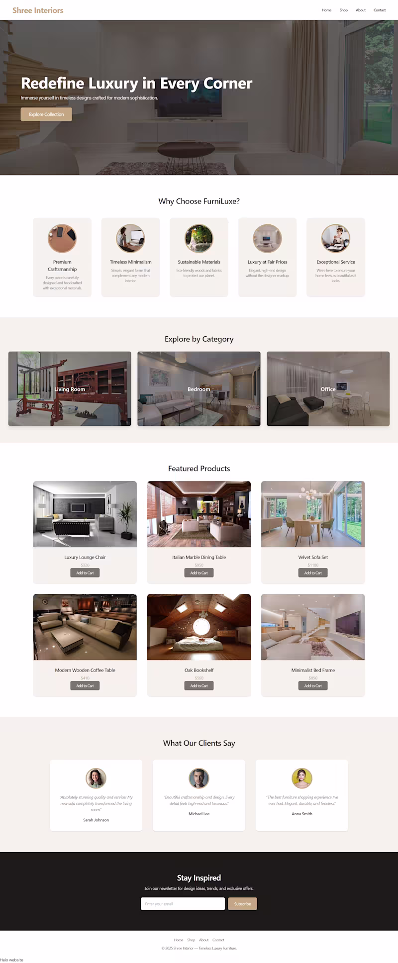 Cover image for Recently Developed Landing Page