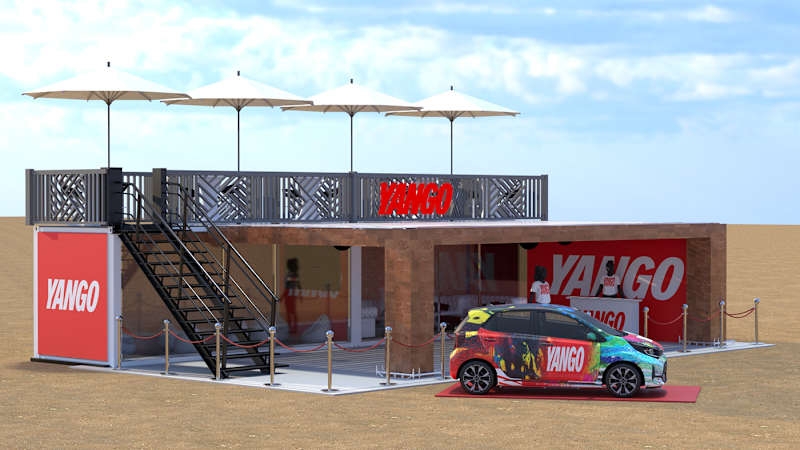 Cover image for Afro Nation Yango Yard Experience on Behance