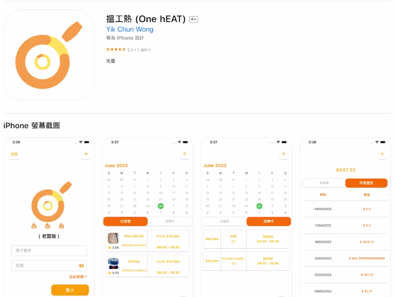 Cover image for 搵工熱 (One hEAT) 