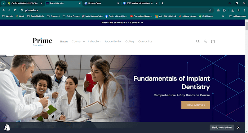 Cover image for Prime Education Brand Identity and Website Design