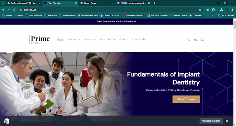 Cover image for Prime Education Brand Identity and Website Design