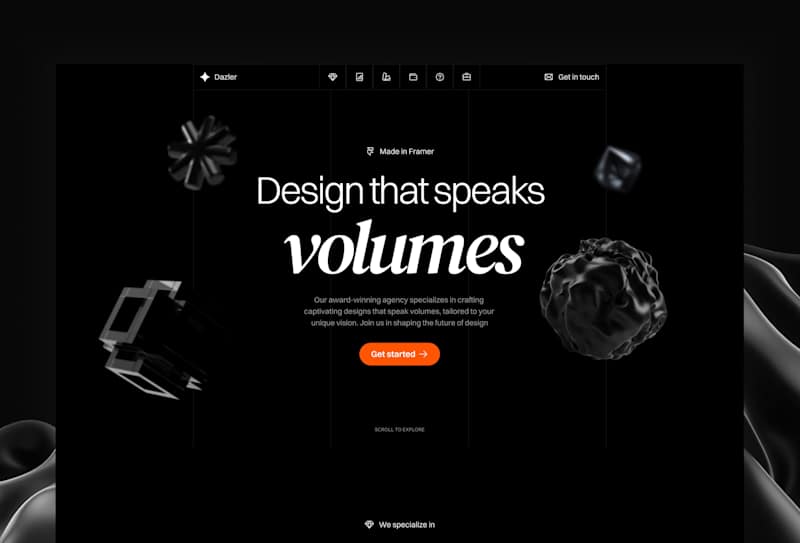 Cover image for Dazler - Landing Page for Agencies
