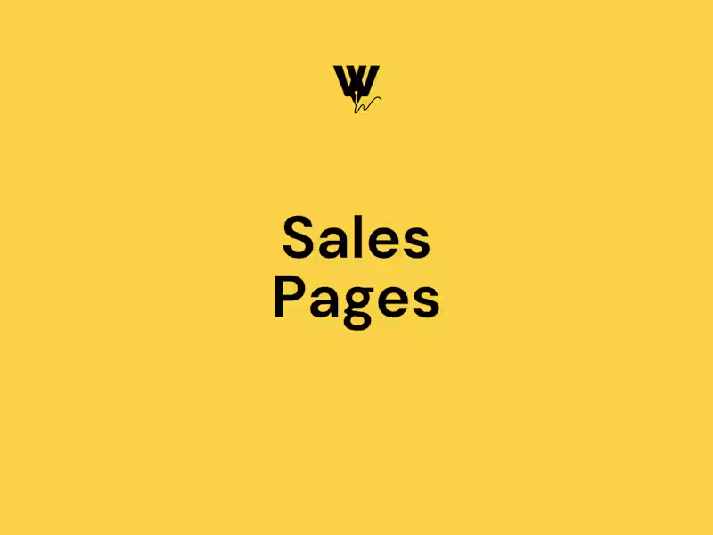 Cover image for Sales Pages