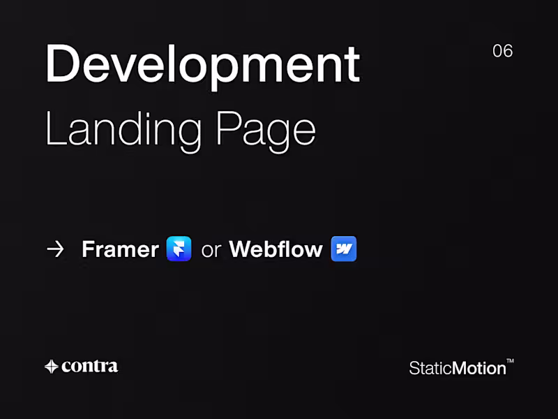 Cover image for Landing Page | Development