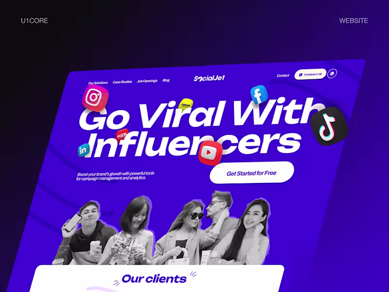 Cover image for SocialJet | Elevate Your Influence 🚀