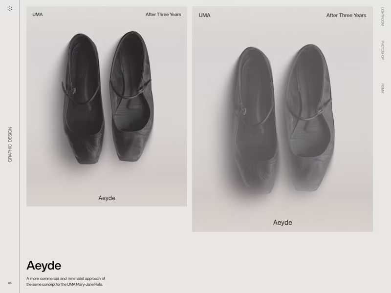Cover image for Aeyde Uma Flats Campaign