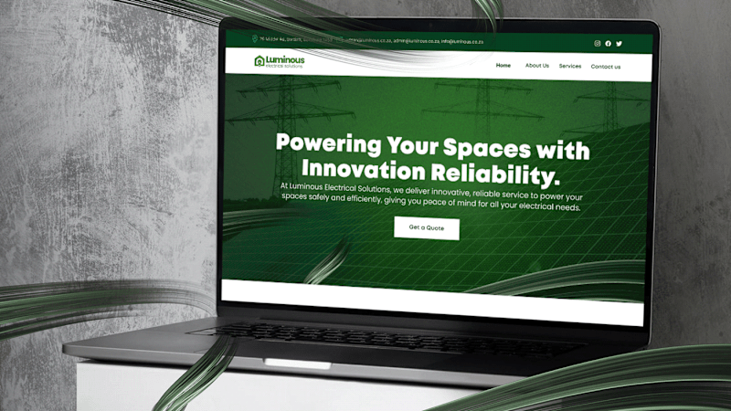 Cover image for Luminous Website UI/UX Design