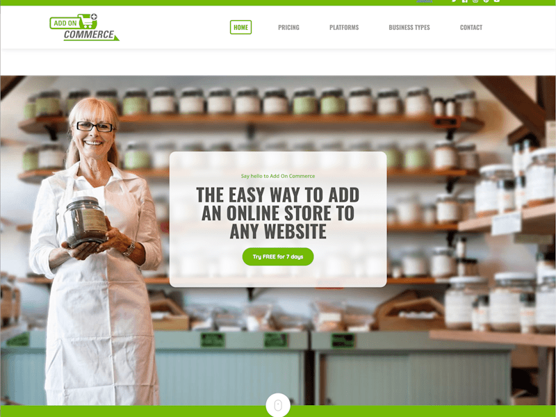 Cover image for Add On Commerce - The easy way to add e-commerce to any website