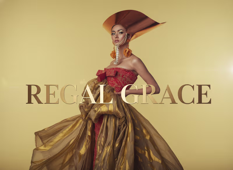 Cover image for REGAL GRACE was born as a visual manifesto: sharp light, mon...