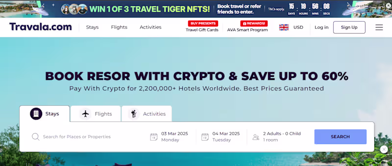 Cover image for Travala - Revolutionizing Travel Bookings with Blockchain
