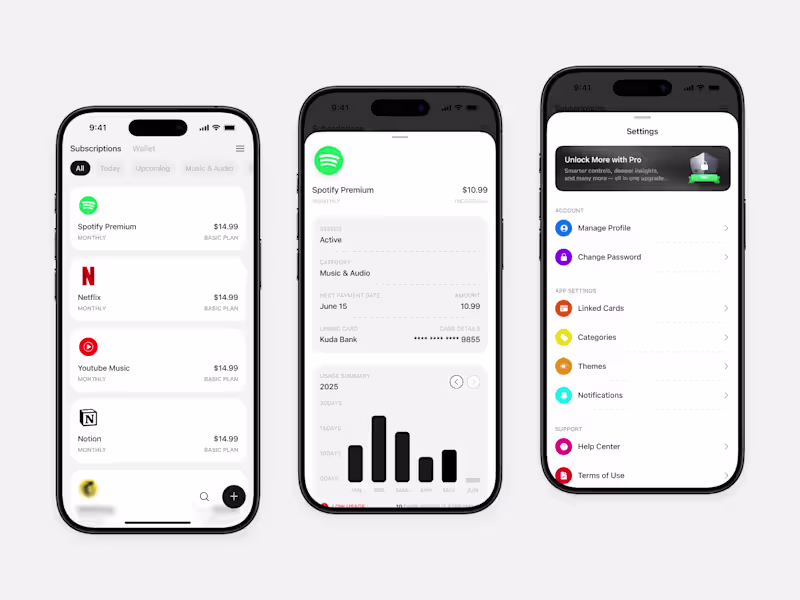 Cover image for Subscription Manager App