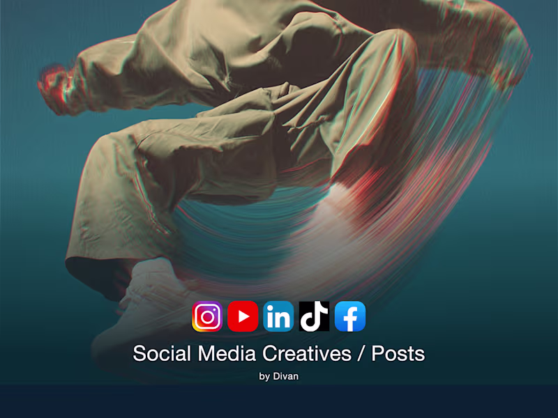 Cover image for Social Media Posts & Videos for Instagram, Youtube, Linkedin