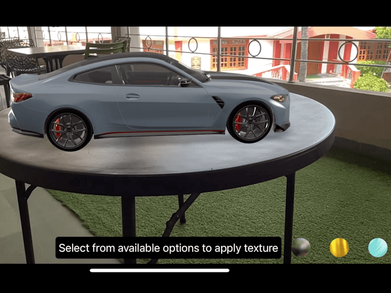 Cover image for AR app displaying car 3D model 