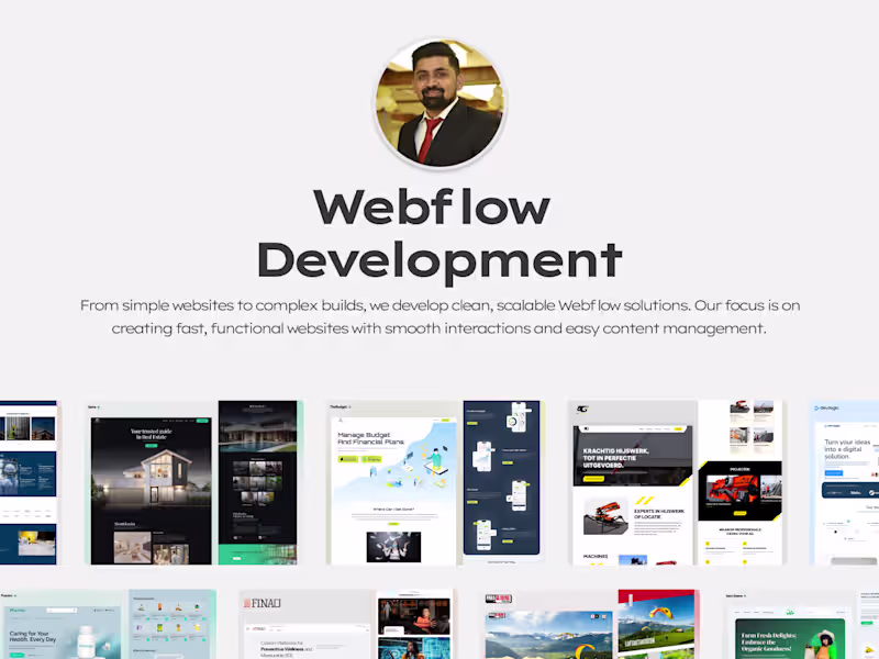 Cover image for Webflow | Website design and Development