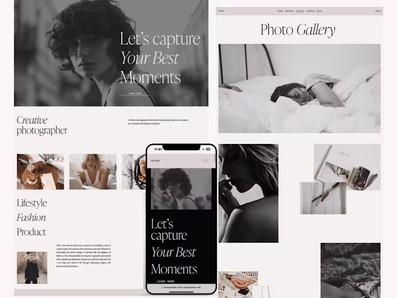 Cover image for Custom Squarespace website created specifically for your niche🌱