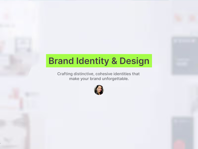 Cover image for Brand Identity & Design