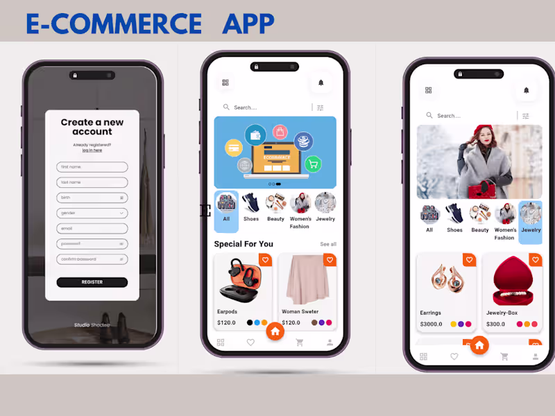 Cover image for  eCommerce App: Redefining Online Shopping