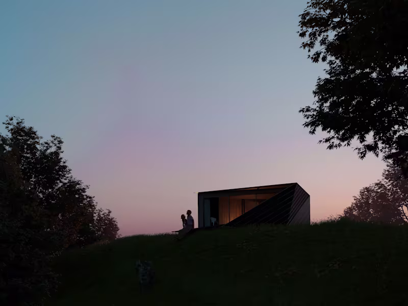 Cover image for Romantic Cabin for Two