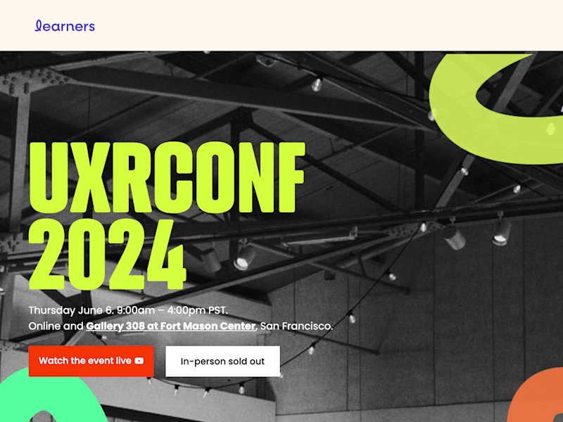 Cover image for UXRConf: The World's Biggest UX Research Event