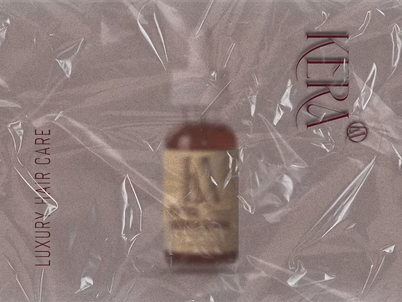 Cover image for KERA - Luxury Hair Care Brand Concept