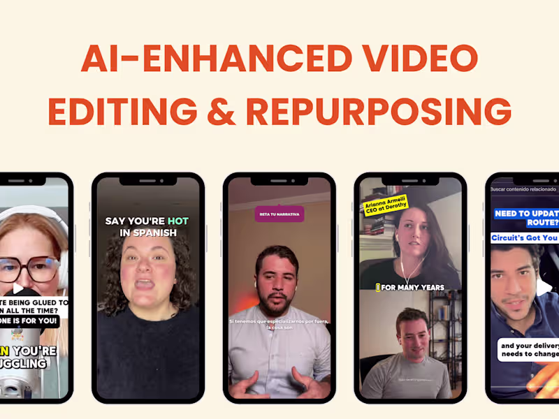 Cover image for Video Editing & Repurposing