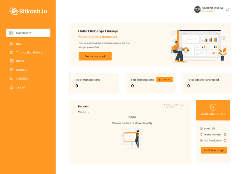 Cover image for Crypto Payment Solution Design for Bitkash