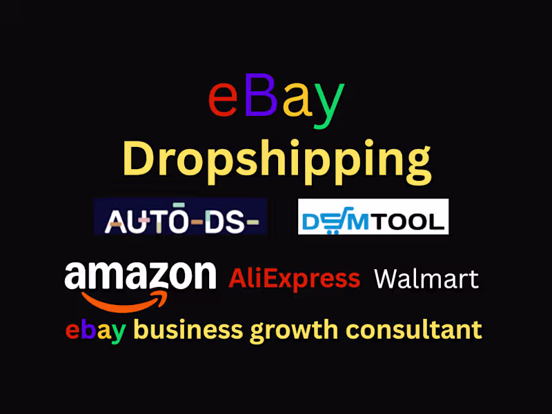 Cover image for Amazon & AliExpress to eBay Dropshipping Listings