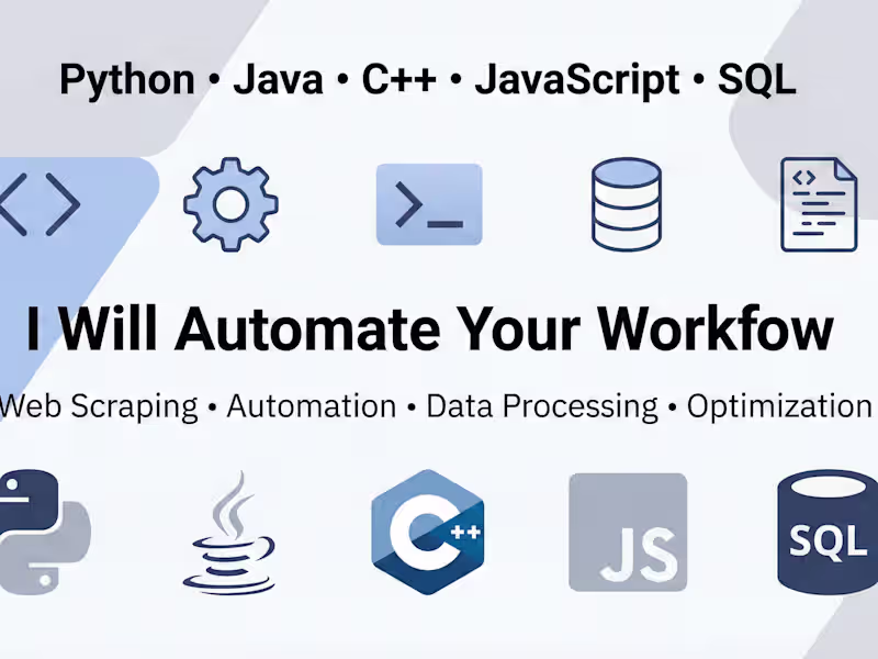 Cover image for Webscraping and Automation Workflow