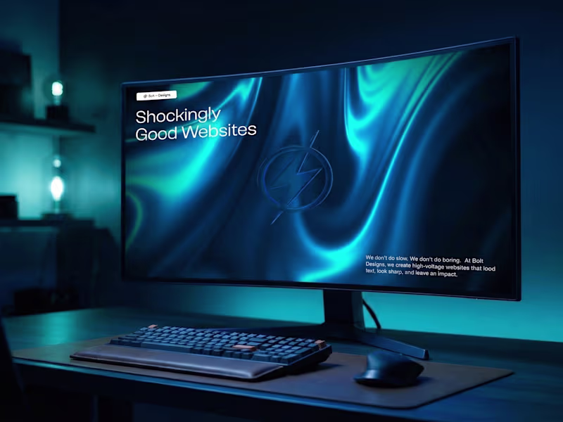 Cover image for Bolt Designs Website